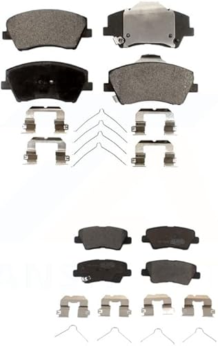 Kit de pastillas de freno semimetálicas delanteras y traseras para Hyundai Elantra Kia Niro Ioniq KPF-100289