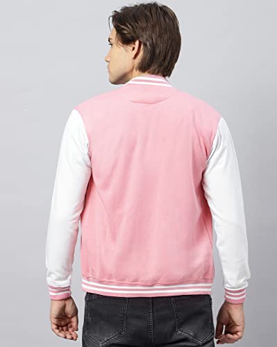Image of BE SAVAGE Men's Cotton Blend Standard Length Bomber Jacket