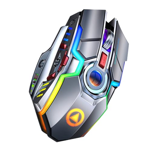 Souris RGB rechargeable avec boutons silencieux et batterie