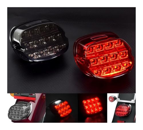 Feu arrière LED moto 12V étanche à haute luminosité pour garde-boue Dyna et Sportster