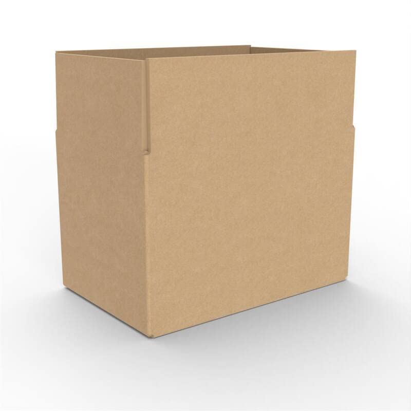 Lot de 100 cartons d'expédition pliables - Dimensions intérieures : 250 x 150 x 150 mm - Double cannelure