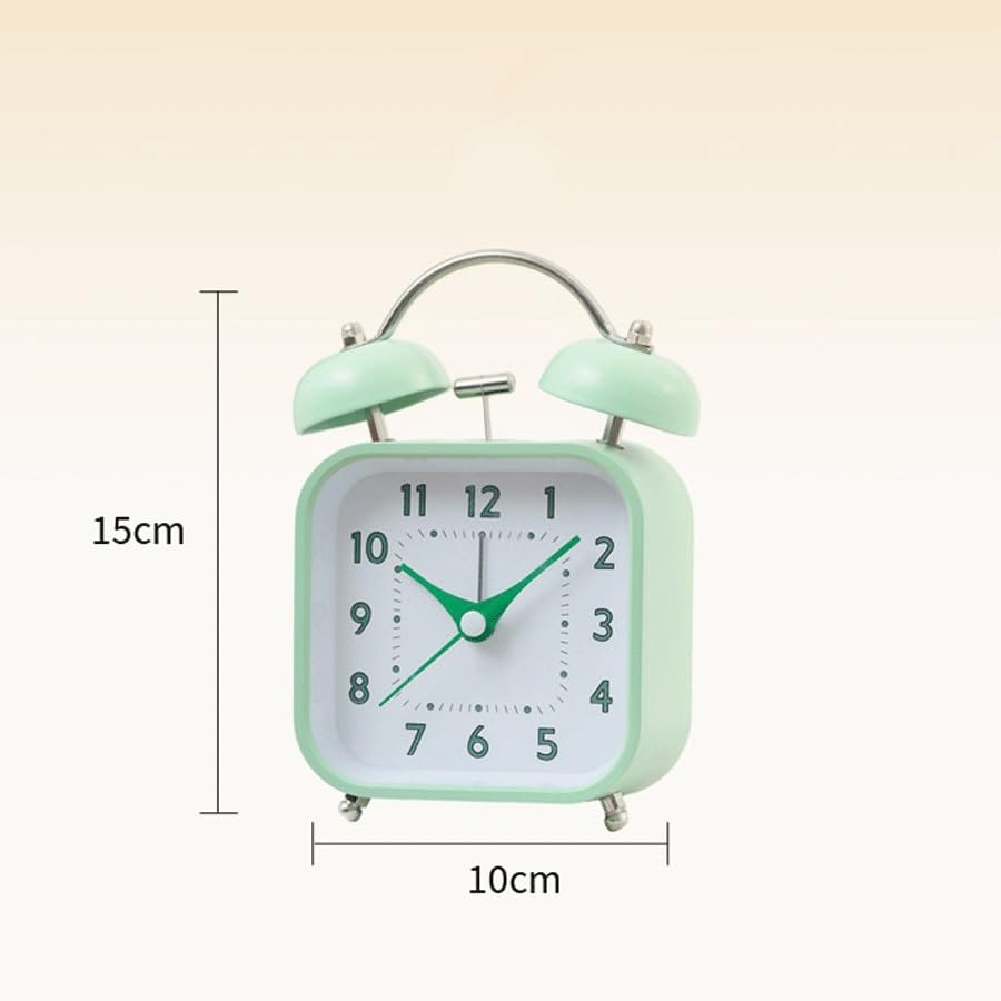 Sveglie rumorose Orologio Da Tavolo Piccolo Allarme for Il Risveglio(Green)
