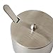 RSVP International Endurance Kitchen Collection Salt Cellar Set with Spoon, Dishwasher Safe, 2-Ounce, Brushed Stainless Steel