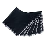 Cotton White Embroidery Womens Handkerchiefs Lace Pack