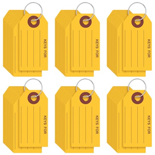 Étiquettes avec anneaux pour identifier rapidement vos boîtes et clés