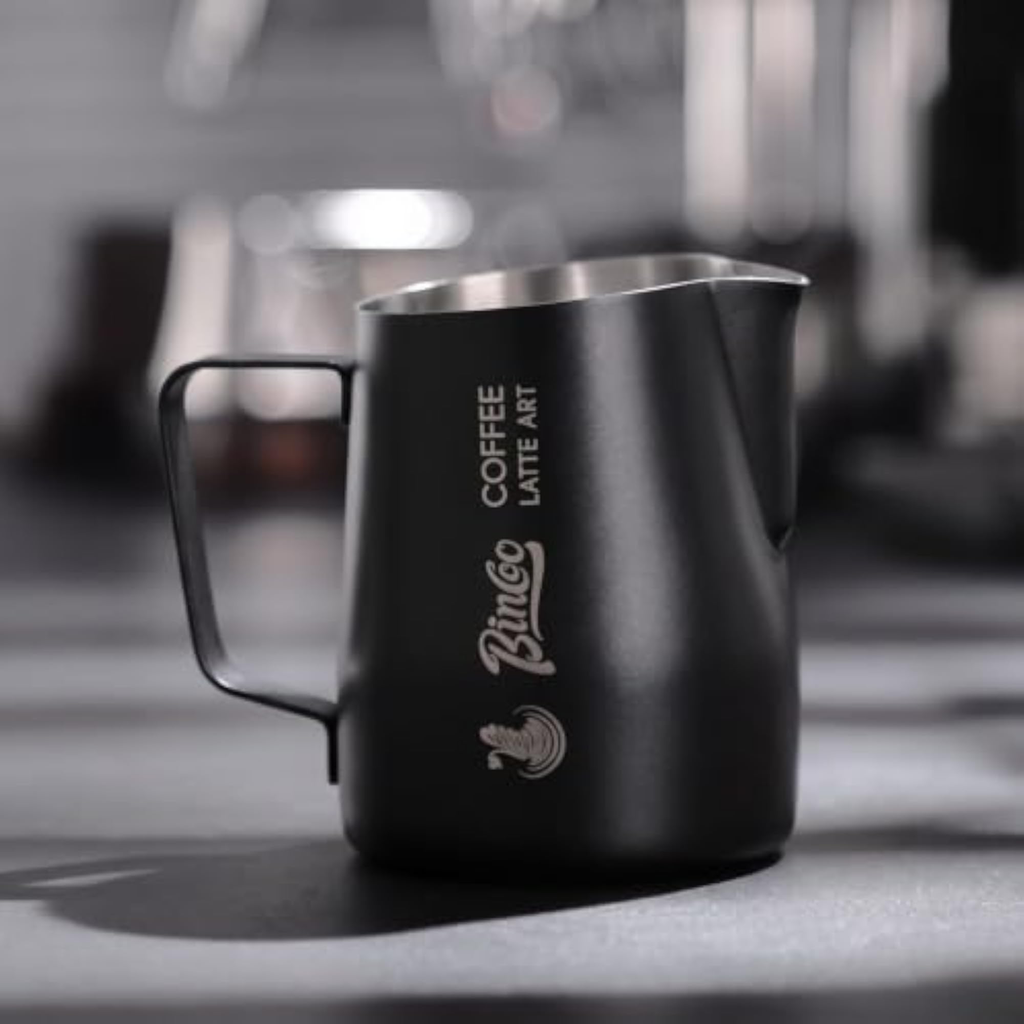 Stainless Steel Latte Art Pitcher for Accurate Milk Frothing