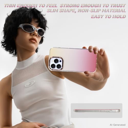 Coque iPhone 16 transparente ProMax paillettes ciel étoilé - 5