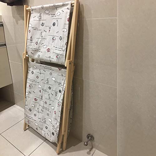 Panier à linge pliable gain de place avec poignées ergonomiques - 3