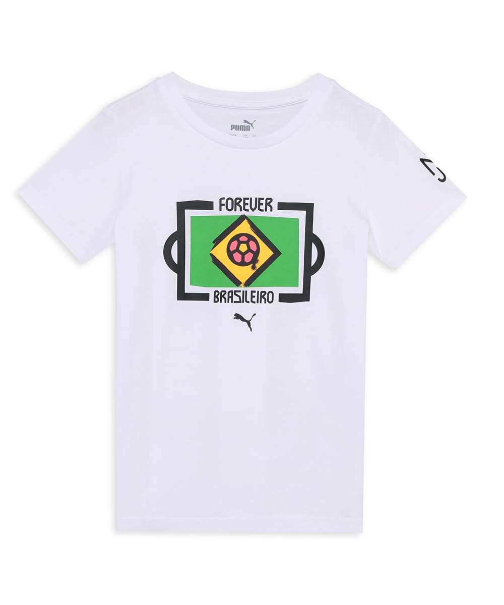 Puma Maglietta unisex per bambini, vestibilità regolare