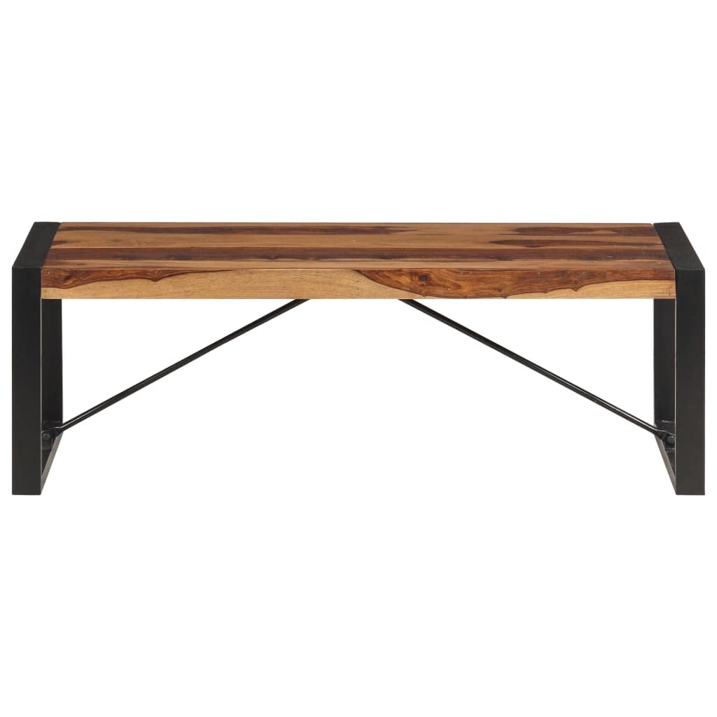 Table basse en bois d'acacia massif de qualité premium pour salon