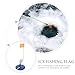 VICASKY Ice Fishing Tip-up Flag Portable Automatic Floating Winter Angling Flag with Hook and Line for Ice Fishing Supplies