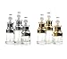 1 frasco vacío de 30 ml/50 ml, de vidrio transparente, recargable y...