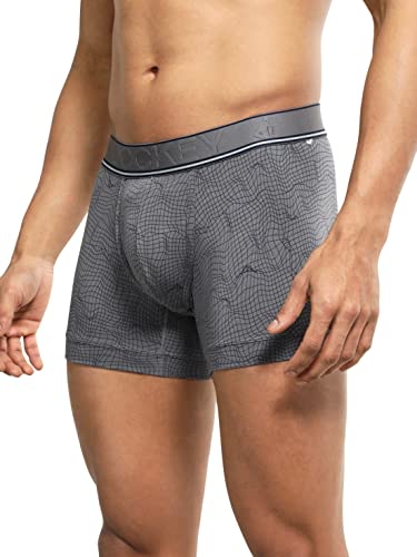 Image of Jockey HG30 Men Tencel Micro Modal Elastane Stretch Printed Trunk with Natural StayFresh Properties