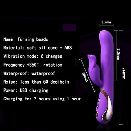 HNZYQ Consolador de Rotación de 360 ° Dildo G Vibrador de ...