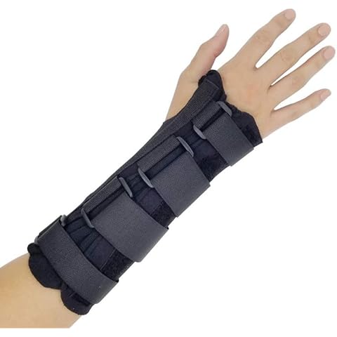 Comfort Cool D-Ring Wrist Brace. Indications - Carpal Tunnel, Tendonitis, Arthritis, Sprains, Post Cast. Soft, Lightweight Immobilizer with Finger Mobility, Removable Splint. Left X-Large. Cover