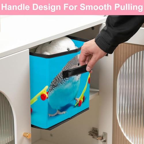 Boîte de rangement pliable en tissu cube pour libérer l'espace du placard