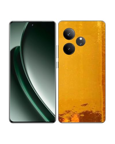 Image of Compatible with Realme GT 6T 5G / GT 6 5G Back Skin Sticker /Vinyl wrap /Protective Film Mobile Skin Gold Chrome by Candeal Mizhan (only Back)