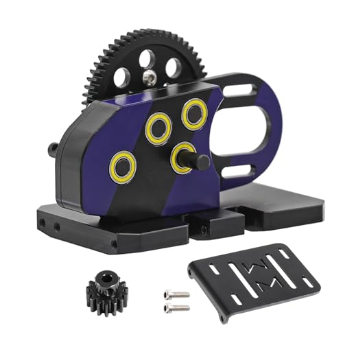 AMK Overdrive 30% Metal Differential Gearbox with POM Skid Plate for 1/10 Scale LCG Transmission...