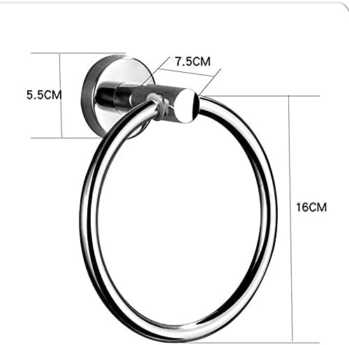 Towel Holder,Towel Ring,Bath Hand Towel Ring for Stainless Steel Round for Bathroom,Smooth Arc Does Not Hurt Your Hands