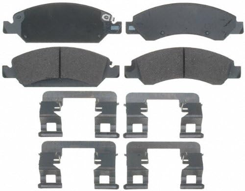 ACDelco Silver 14D1363CH Ceramic Front Disc Brake Pad Set with Hardware
