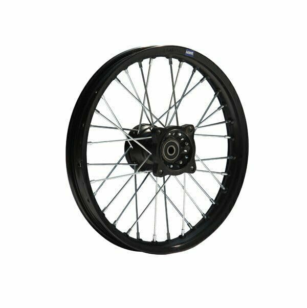 Cerchione in alluminio 19 pollici anteriore nero anodizzato tipo 2 adatto per quasi tutti i modelli con asse da 12 mm Dirt Bike, Pit Bike, XMOTOS, MotoCross