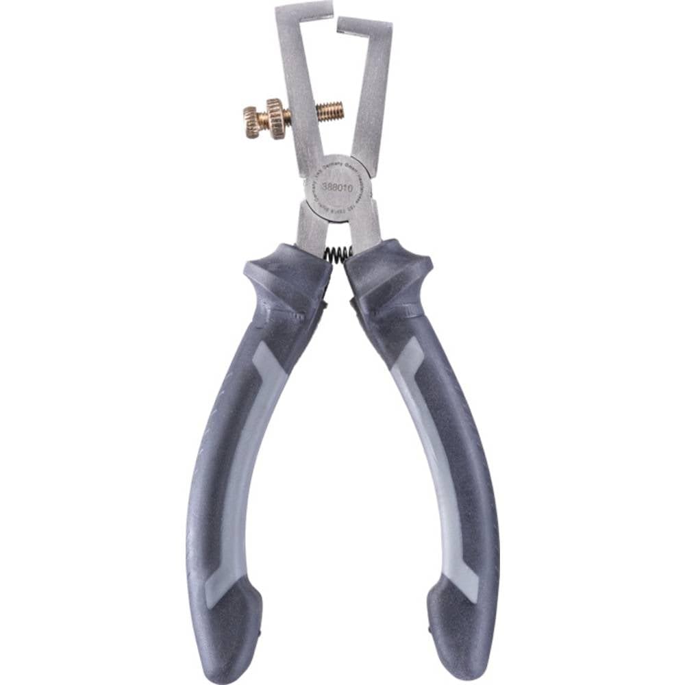 kwb 388010 Pinza spelacavi da 160 mm, secondo DIN ISO 5743, regolabile in continuo, con molla, giunto affilato e rettificato, acciaio CV