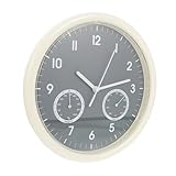 Horloge de classe : l'horloge murale peut être accrochée solidement au mur en quelques secondes sans trop d'effort ni de temps.