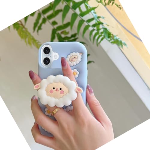 Image of Back Cover Compatible with iPhone 17 Case (6.3) Soft Touch Slim Liquid Silicone Full Protection Shock Proof Back Cover for iPhone 17 (Flock)