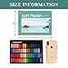 HA SHI Soft Chalk Pastels, 64 colors with additional 2pcs, Non Toxic Art Supplies, Drawing Media for Artist Stick Pastel for Professional, Beauty Nail Art, Pan Chalk Pastels