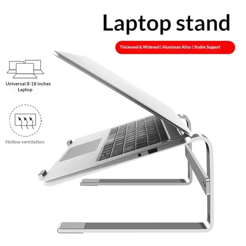 Support PC portable alu pliable rehausseur ergonomique réglable - 3