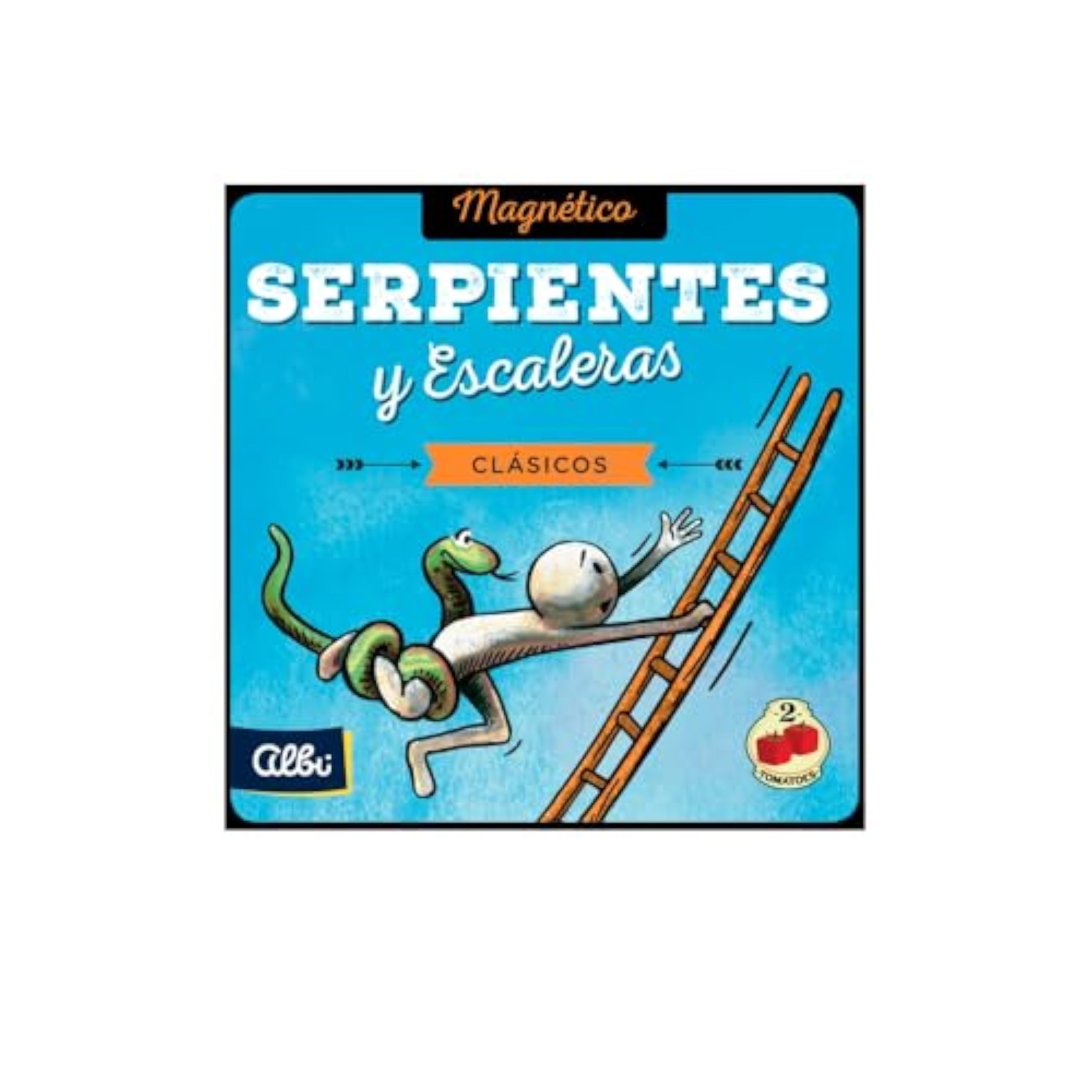 2Tomatoes Games | Serpientes y Escaleras | Juego de Mesa con Tablero | Consigue Llegar el Primero a la Cima del Tablero | Reuniones Familiares y Amigos | 2-4 Jugadores | Español | Temática: Arte