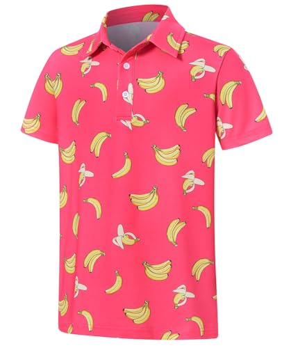 Cuddomper Boys Polo Golf Shirt Fashion Baseball Clothes Banana 11-12 Years - image 1