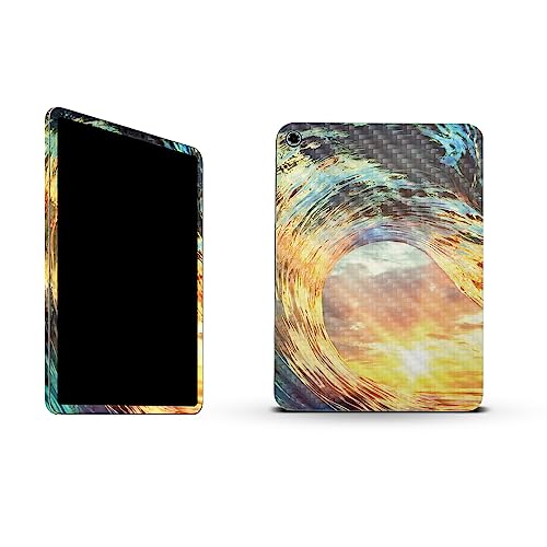 Image of MightySkins Carbon Fiber Skin Compatible with Apple iPad 10.9 inch 10th Gen (2022) Full Wrap Kit - in The Tube | Protective, Durable Textured Carbon Fiber Finish | Easy to Apply | Made in The USA