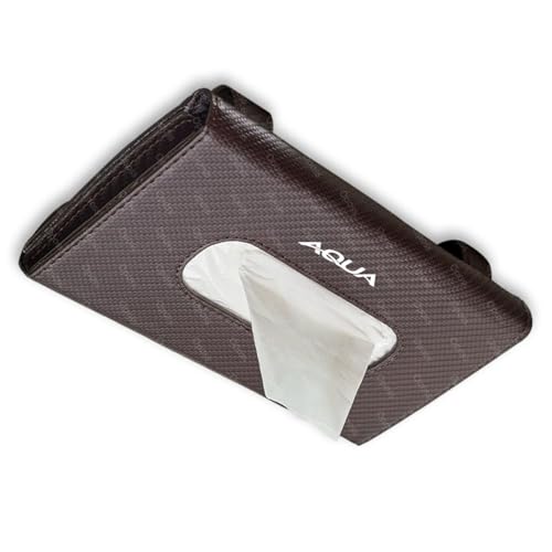 トヨタ アクア 車用ティッシュケース アクア MXPK11 MXPK10 MXPK16 MXPK15 2代目 2021年〜現行 AQUA 車用ティッシュケース 超薄型 ティッシュホルダー 大開口で詰まりにくい 金属クリップ固定 ナイロンベルト開閉 通用タイ