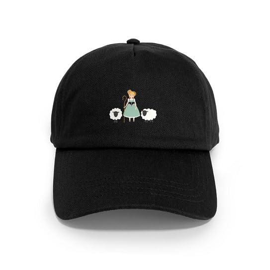 CafePress Little Bo Peep Unique Adjustable Baseball Hat Black
