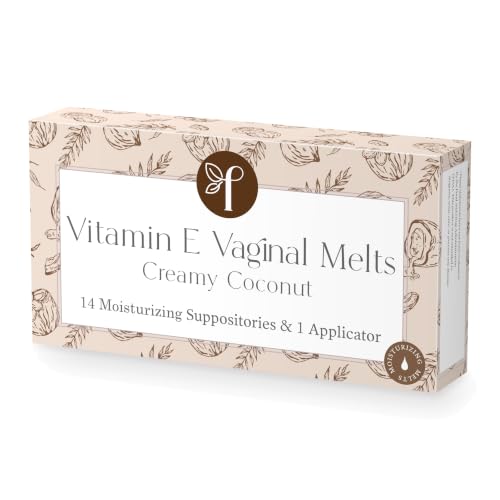 Femallay Organic Vitamin E Vaginal Melts – Creamy Coconut – 1-pack