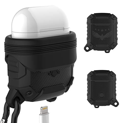 Lwsengme Cover Compatible with Apple Airpods case 1& New Air Pods 2,3-Proof Silicone Charging Case with Keychain Compatible with Apple Airpod Accessories(NOT Compatible with Wireless Charging Case)