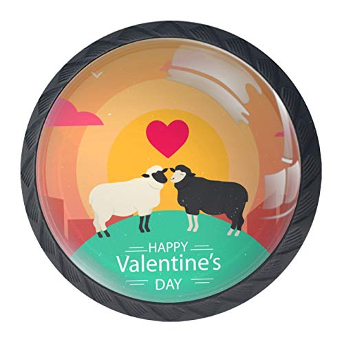 Boutons de meuble ourson et mouton pour déco romantique - 3