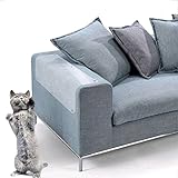 Unmbo Protector De Muebles Sofa Gatos Vinilo, Anti Arañazos Protector De Muebles Gatos Transparente Doble Cara Cinta De Entrenamiento para Gatos Disuasoria -6 PCS 15 * 30CM