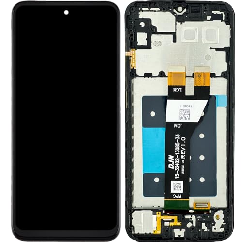 Foufinin for Samsung Galaxy A14 5G Screen Replacement for Samsung A14 5G Screen Replacement with Frame SM-A146U SM-A146A SM-A146W SM-A146P LCD Display Touch Digitizer Assembly with Tools Black