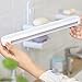 Adhesive Bathroom Storage Shelf for Toothpaste Face Cleanser Holders Clip Holds Multiple Tube Without Tool Installation No Tool Required Toothpaste Hanger