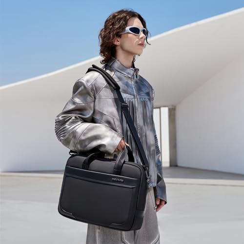 Image of Arcitc Hunter Laptop Sling Bag for Men Office Laptop Side Bag for Upto 15.6 inch Laptop Pcoket Premium Water-resistant Padded Shockproof Multi-pocket Laptop Briefcase Bag for Travel Work Business