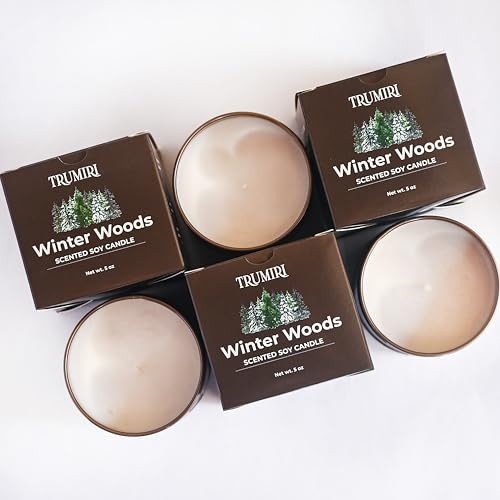 Winter Woods - Soy Candles for Home Scented - for