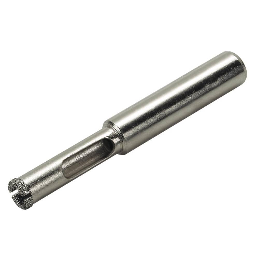 wolfcraft Diamantbestreute Bohrkrone Ceramic, Schaft Ø 10 mm, Arbeitsdurchmesser 6 mm, Schnitttiefe 30 mm (Artikel 5916000)
