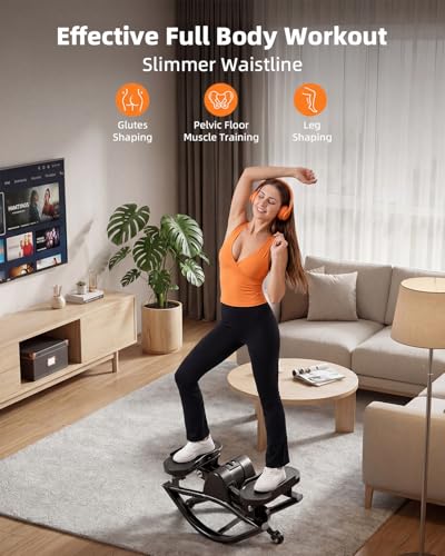 Image of Rock Fitness Stepper for Exercise at Home, Motion Stair Stepper with Resistance Bands for Full Body Workout, Aerobic Workout Machine Fitness Equipment