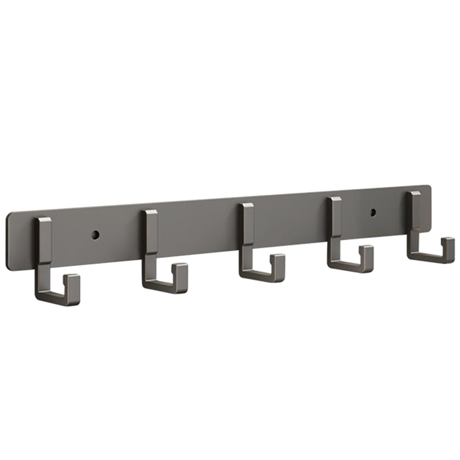 Tsophreniq Space Aluminum Row Hook for Hanging Clothes Bag Coat Bathroom Kitchen Cabinet Wall Mount Towel Hanger Space Saving Rack Aluminum Hooks for Hanging