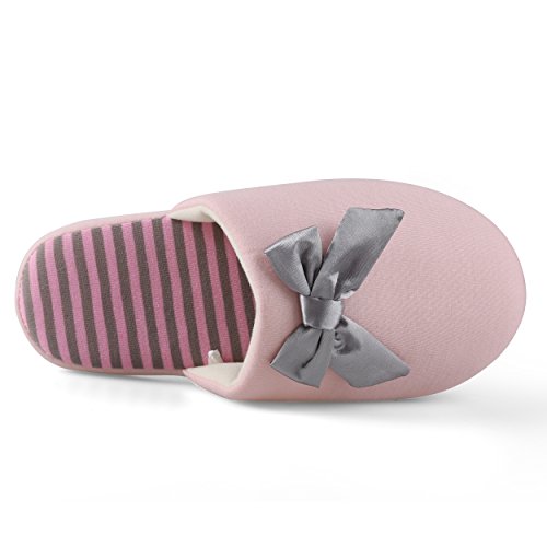 Women's Cozy Closed Toe Fleece House Slide Slippers3