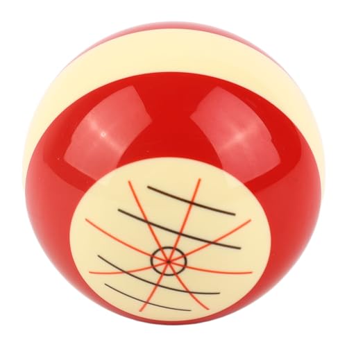 POENVFPO Billiards Cue Ball, High Strength Professional Training Ball 57.2mm, Balanced, High Friction, 2.25in Diameter, for Clubs and Enthusiasts