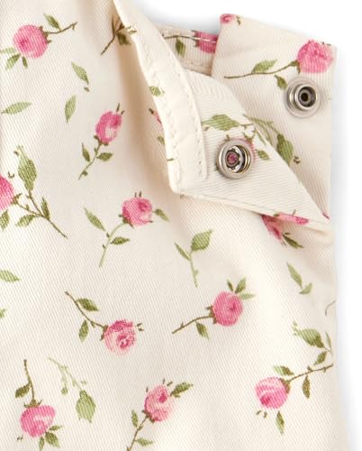 Image of The Children's Place Baby Girls' And Toddler Short Sleeve Shirt and Skirtall 2 Piece Outfit