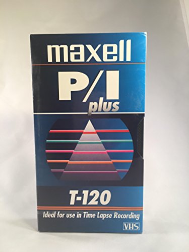 Maxell P/I Plus T-120 VHS, Pack of 10